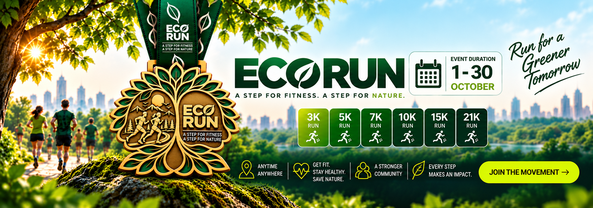 StepOut2Play – Eco Run Challenge 2026 : Virtual Challenge event